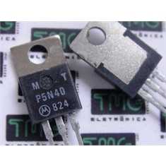 5N40 - Transistor MOSFET N-CH 400V 5A 3-Pinos TO-220 - MTP5N40E - TO 220